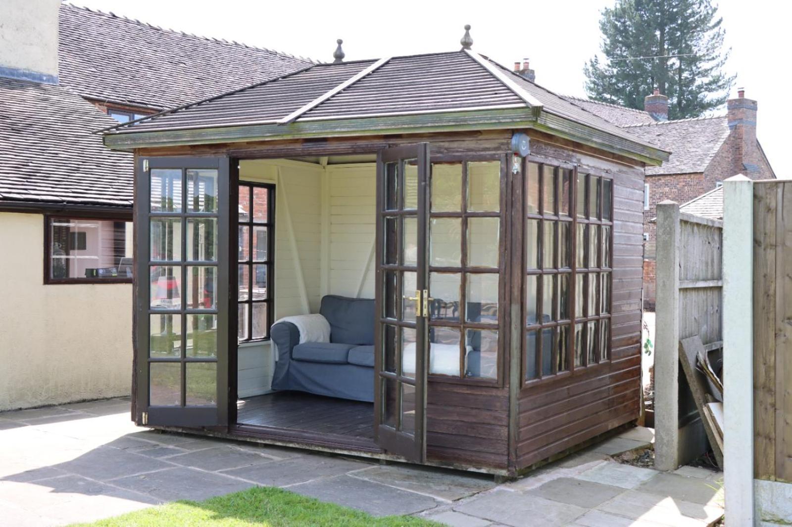 Malthouse Farm Cottage Studio Dilhorne Bagian luar foto
